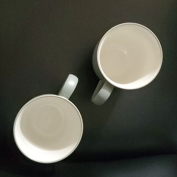 TWO Noritake stoneware colorways green 8485 mug coffee cup cups - Picture 6 of 9